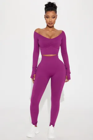 Active Lifestyle Active Legging - Plum