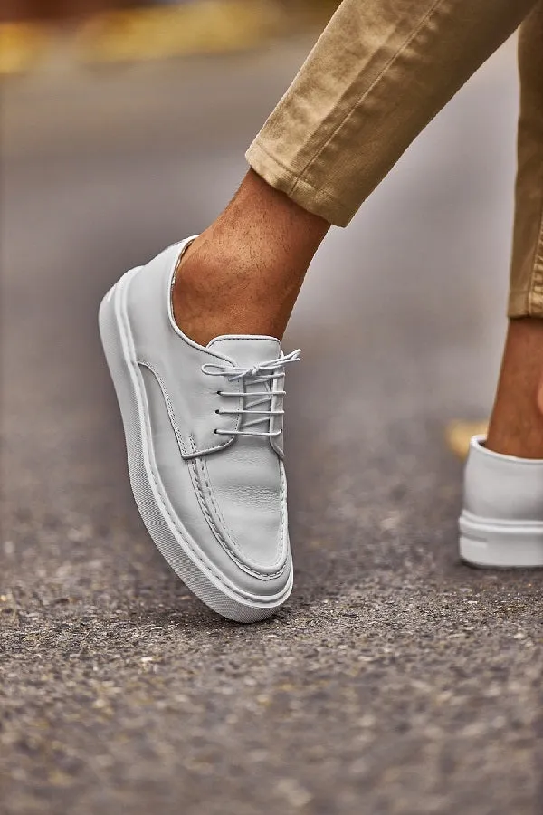 Brabion Levanzo White Sole Derby Sneakers