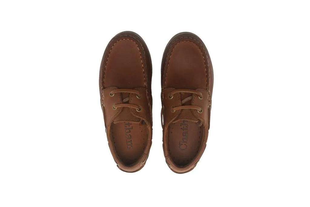 Chatham Henry Childs Deck Shoe Tan