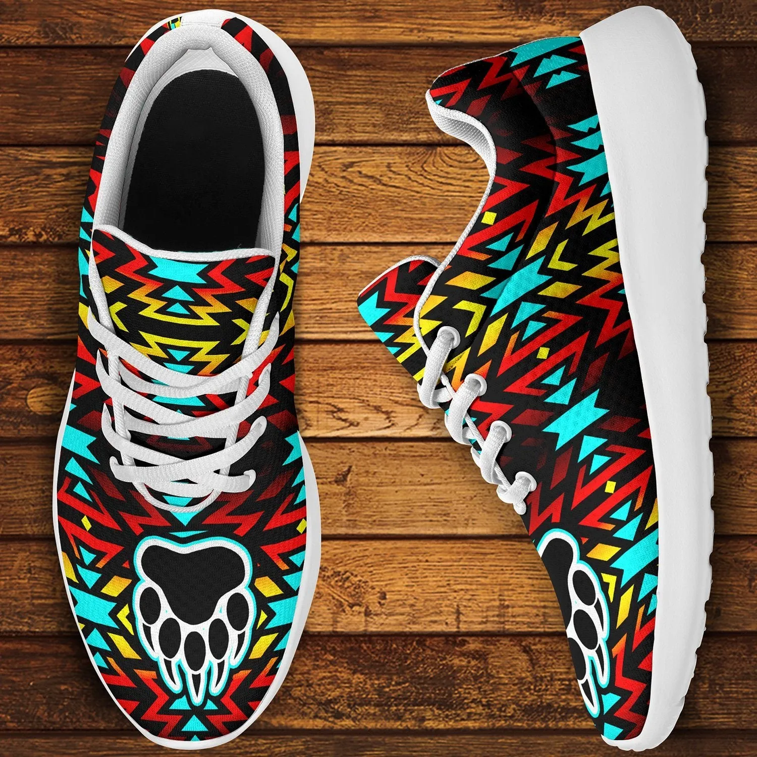 Fire Colors and Turquoise Bearpaw Ikkaayi