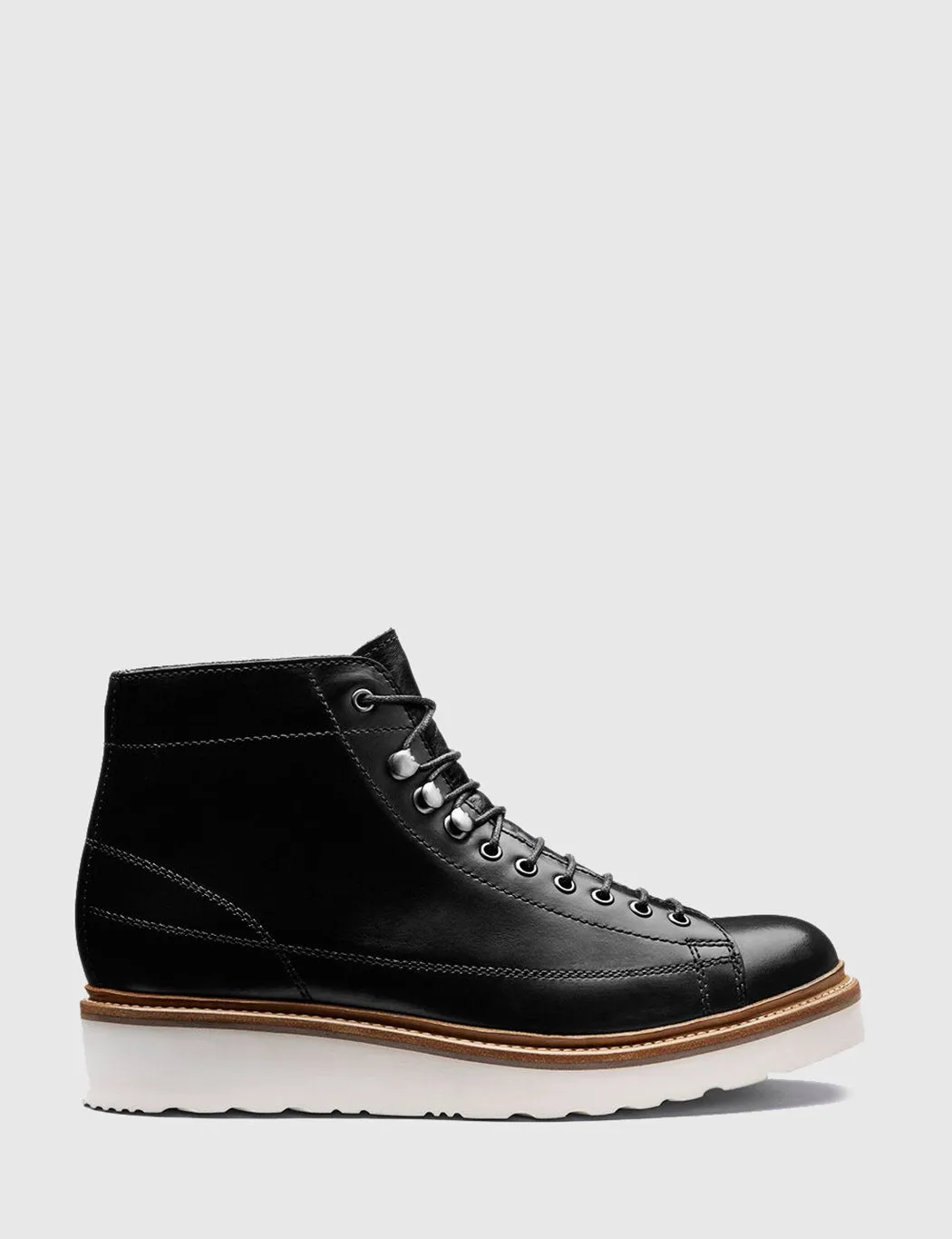 Grenson Andy Leather Monkey Boot - Black