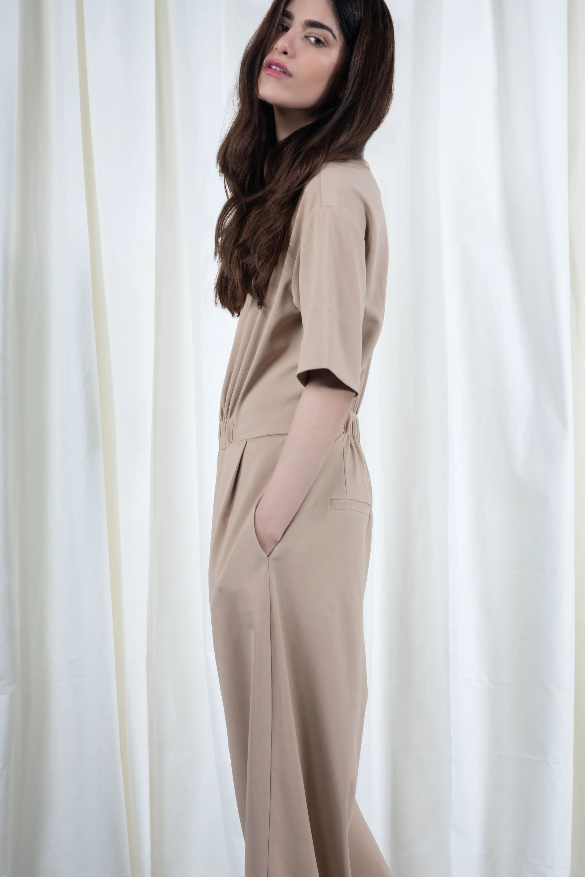 Khaki Jumpsuit