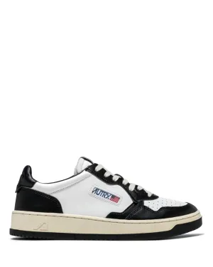 Medalist Low Man White/Black Leather