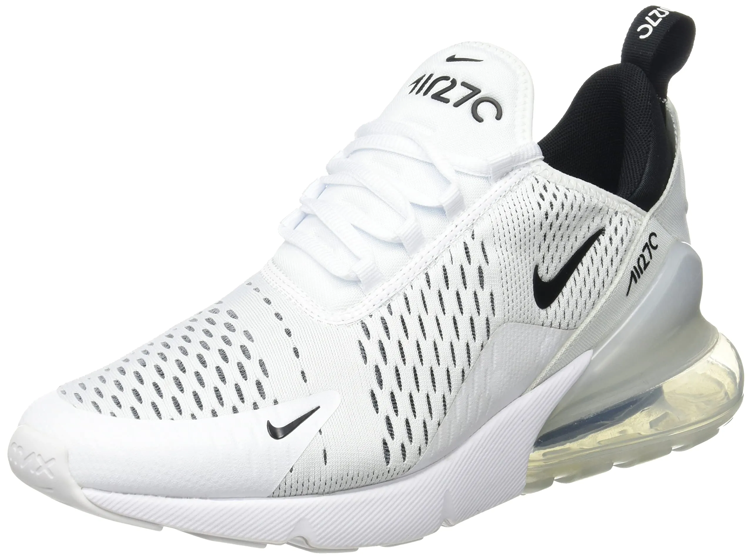 Nike Air Max 270 Women's Sneakers White Black Size 5 Pair of Shoes