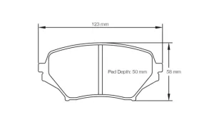 Pagid Racing Brake Pads No. 8082