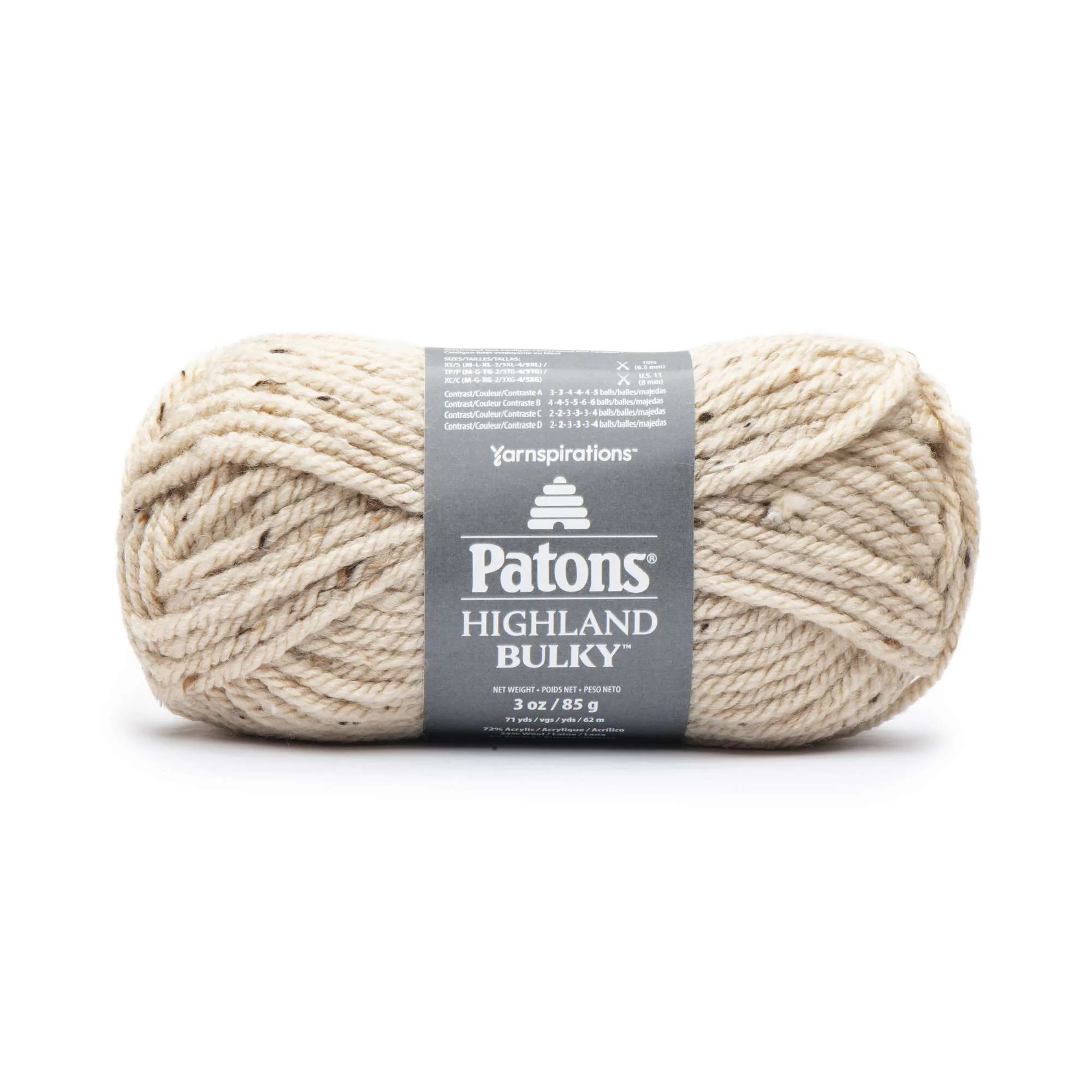 Patons Highland Bulky Tweeds Yarn - Clearance shades