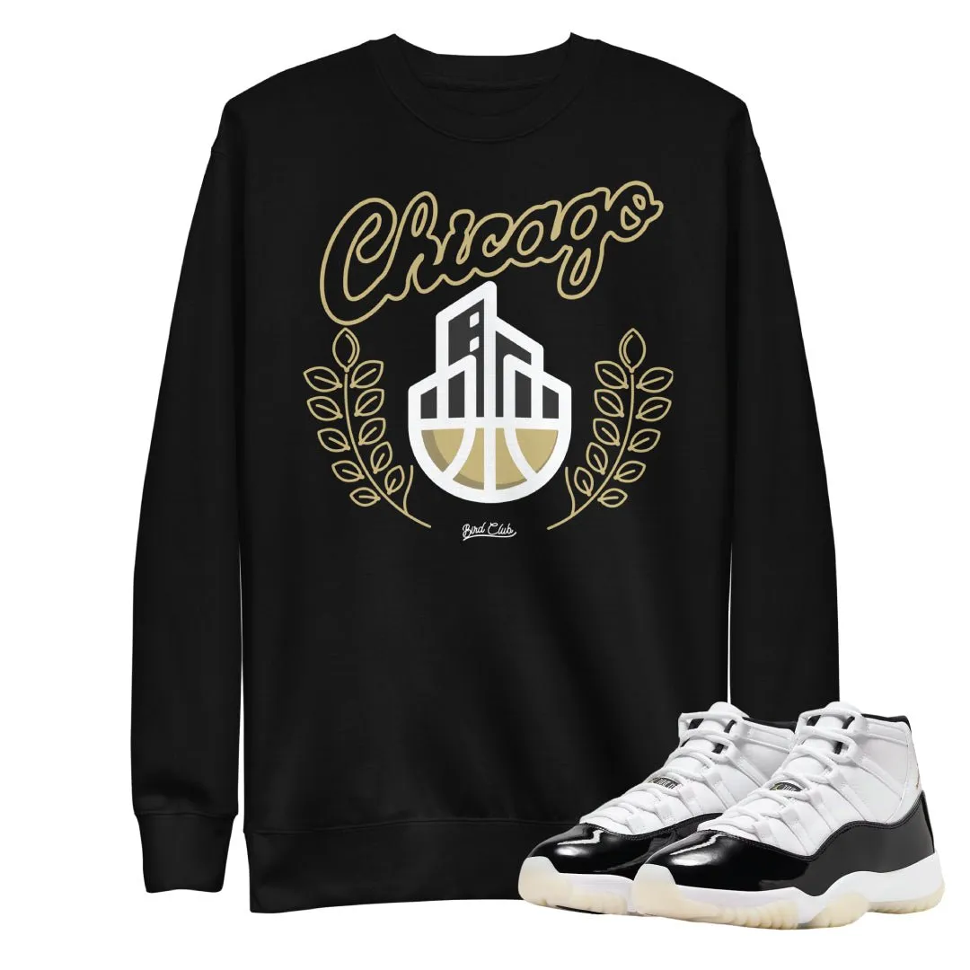 Retro 11 "Gratitude" Chicago City Sweatshirt