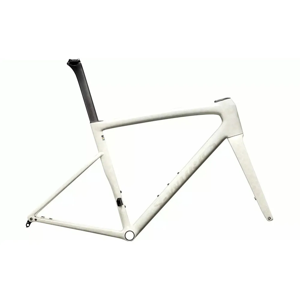 SPECIALIZED Sworks Tarmac SL8 2024 Road Frameset - GLOSS WHITE DUNE WHITE PEARL IMPASTO