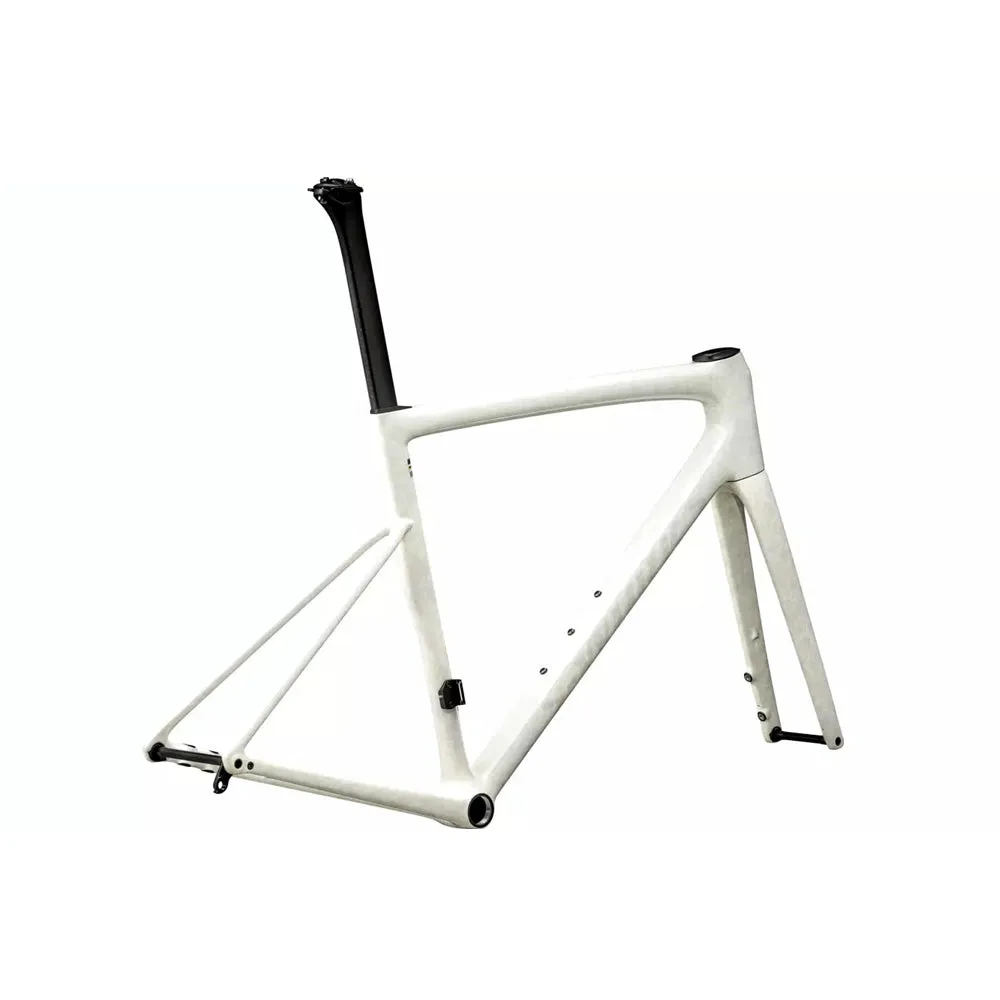 SPECIALIZED Sworks Tarmac SL8 2024 Road Frameset - GLOSS WHITE DUNE WHITE PEARL IMPASTO