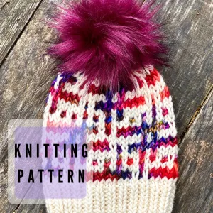 The Hashtag Beanie knit PATTERN