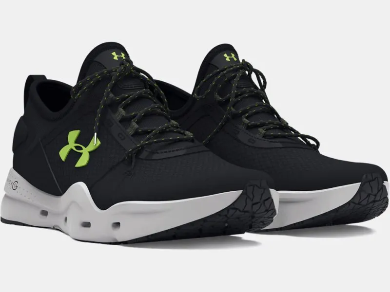 Under Armour Men's UA Micro G Kilchis Fishing - Black/Baroque Green/Morph Green