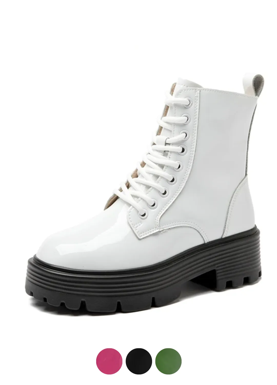 USS Shoes Frager Women's Leather Patent Boots