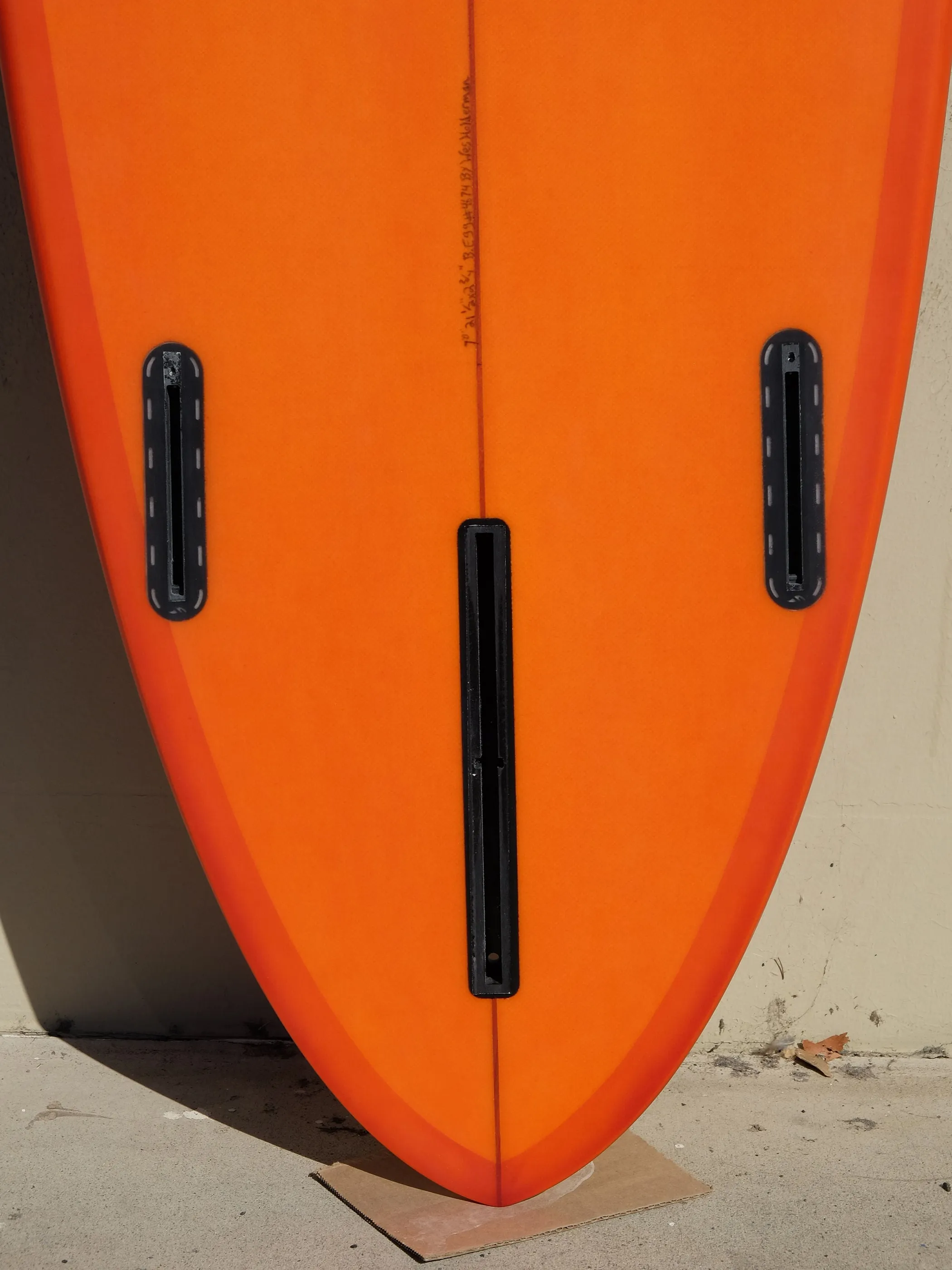 WESTON Surfboards // 7'0" B.Egg // Burnt Orange Surfboard