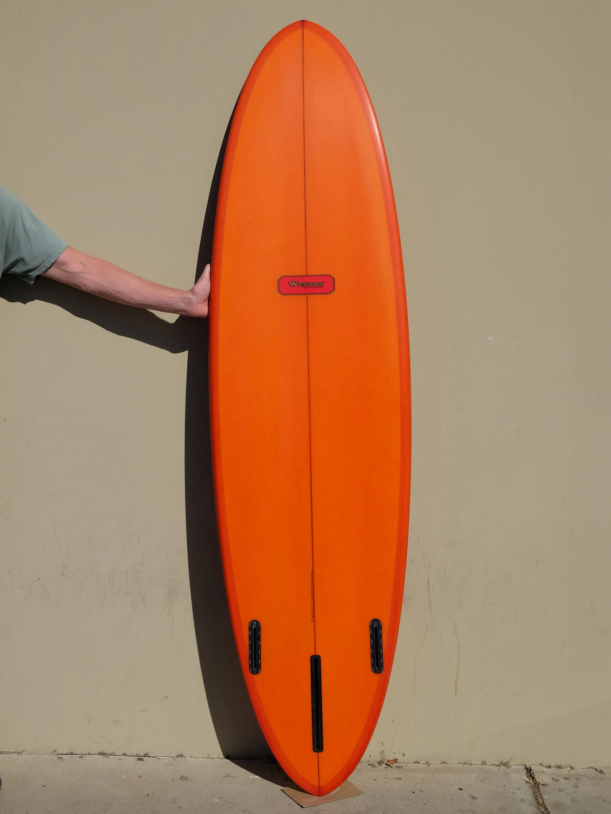 WESTON Surfboards // 7'0" B.Egg // Burnt Orange Surfboard